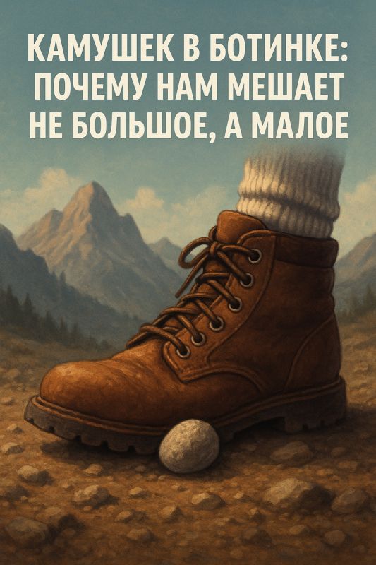 Маленькие преграды на пути к мечте: как избавиться от камушков в ботинках