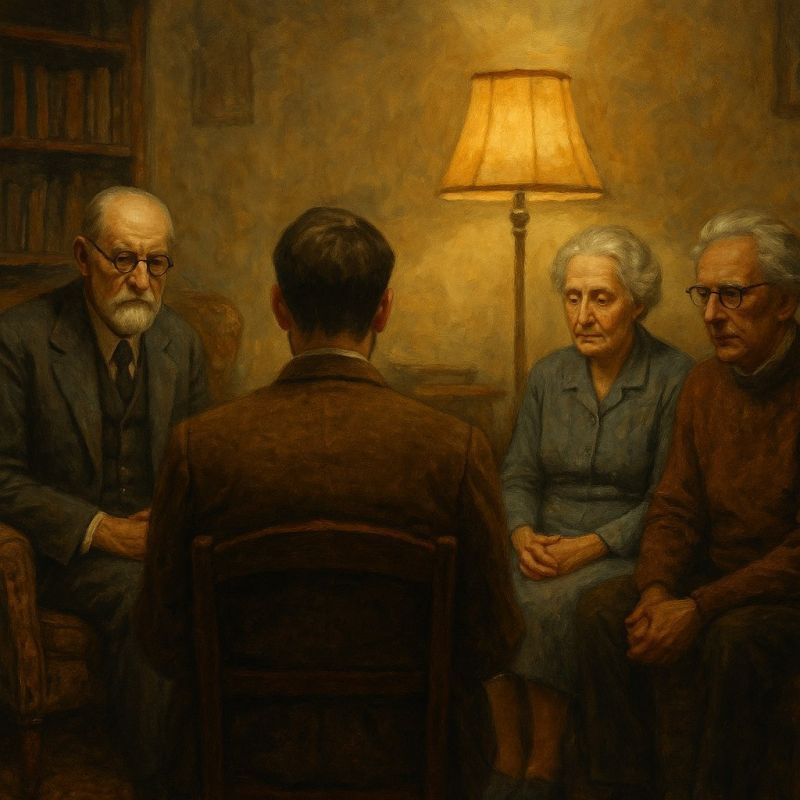 Что бы случилось, если бы великие умы прошли групповую терапию?