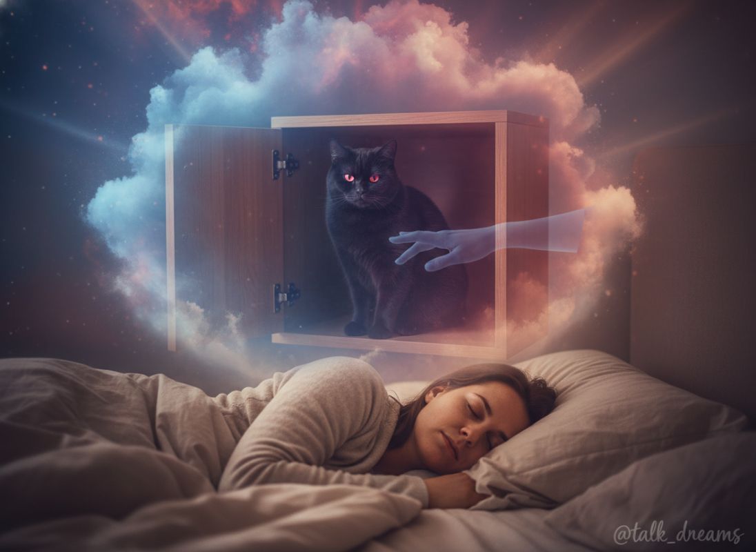 Что значит сон о черном коте с красными глазами?
