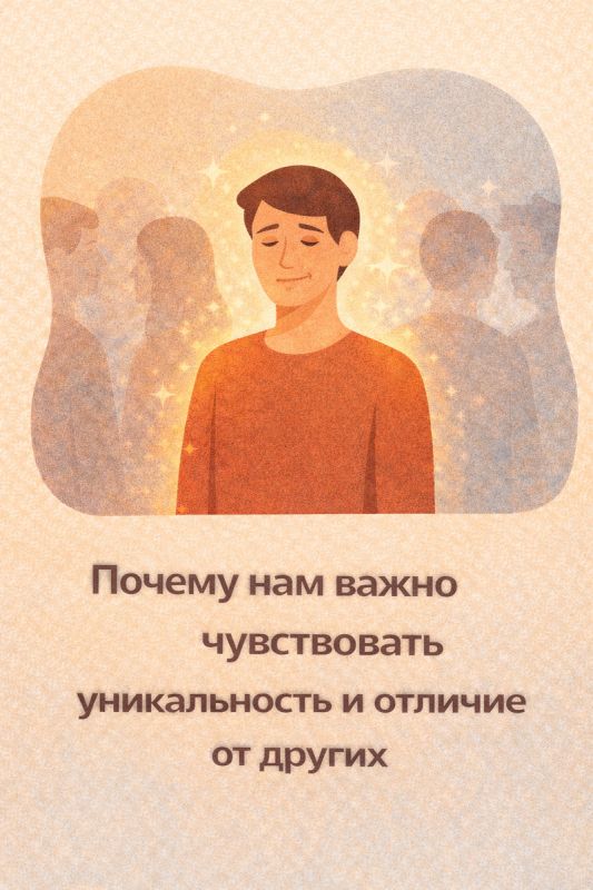 Как ощущение уникальности формирует нашу личность