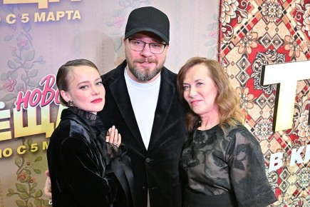 Гарик Харламов и Екатерина Ковальчук на премьере комедии «Новая тёща»