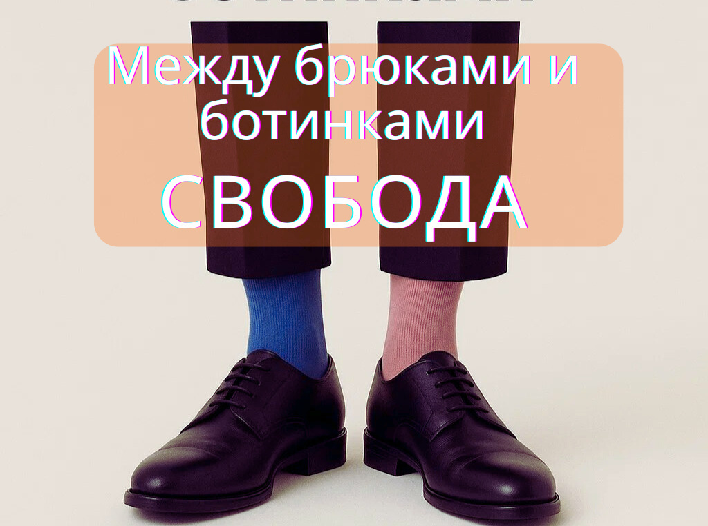 Разноцветные носки: как яркие детали освежают офисную рутину