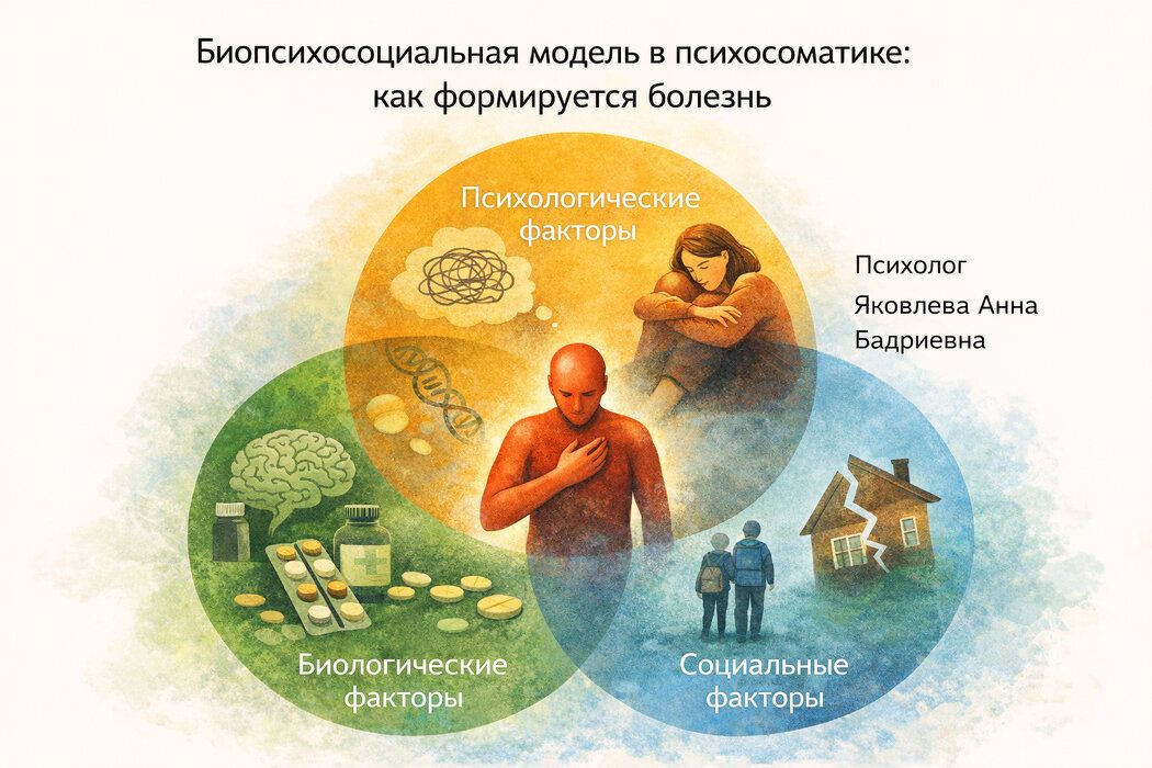 Разгадка психосоматики: как внутренний мир формирует телесные симптомы