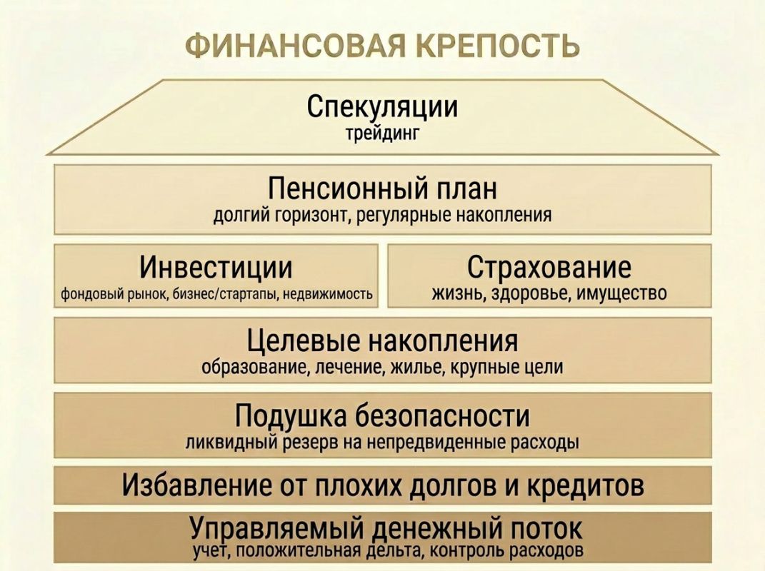 Построение финансовой крепости: пошаговый гид к финансовой свободе